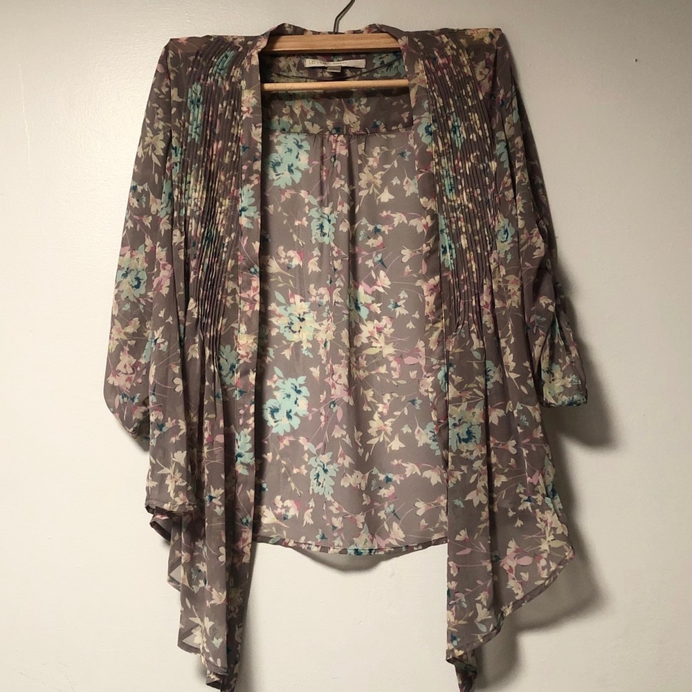 Lauren Conrad Floral Blouse